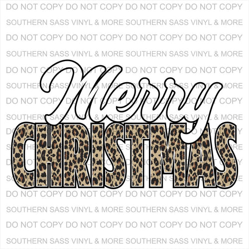Merry Christmas - Cheetah