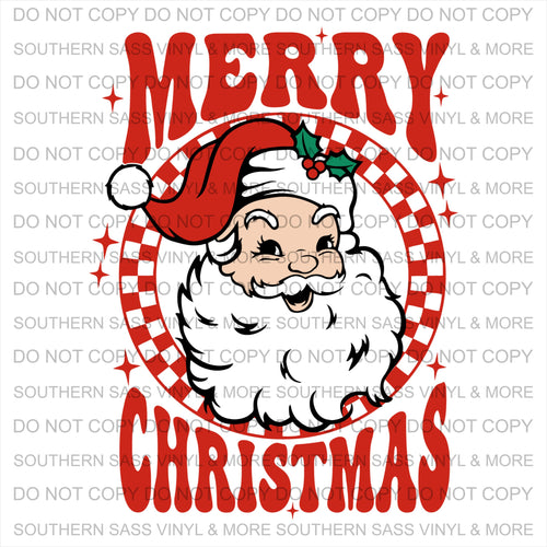 Checkered Merry Christmas
