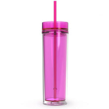 Load image into Gallery viewer, 16 oz Acrylic Skinny Tumbler