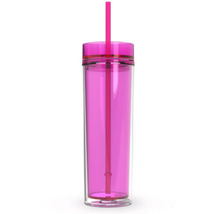 16 oz Acrylic Skinny Tumbler