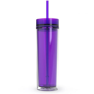 16 oz Acrylic Skinny Tumbler
