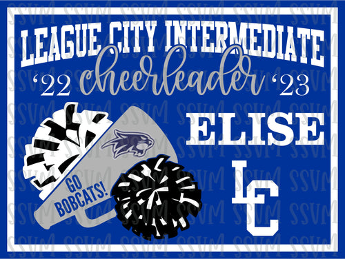 LCI Cheer Yard Sign